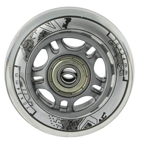 PU 70x24 82A PRZEZROCZYSTE (4 szt.) + ABEC-7 (8 szt.) ZESTAW NILS EXTREME PU 70x24 82A PRZEZROCZYSTE (4 szt.) + ABEC-7 (8 szt.) ZESTAW NILS EXTREME