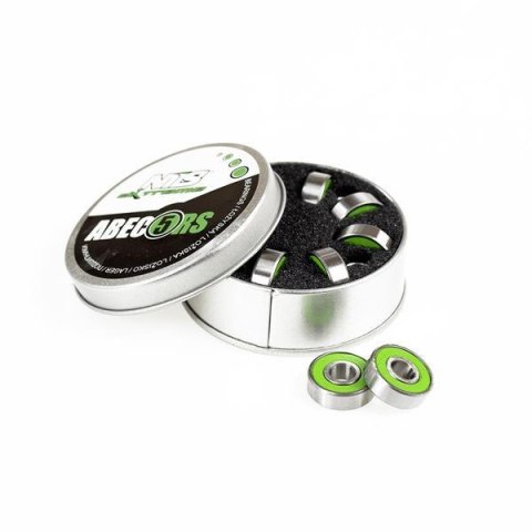 ABEC-5 RS ZIELONY CARBON ŁOŻYSKA (8szt.) OPAK. METAL NILS EXTREME ABEC-5 RS ZIELONY CARBON ŁOŻYSKA (8szt.) OPAK. METAL NILS EXTREME