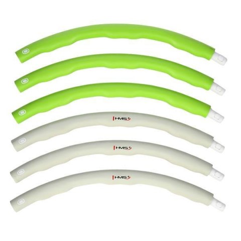 HHP003 GREEN-GREY HULA HOP 1,5KG 100CM HMS HHP003 GREEN-GREY HULA HOP 1,5KG 100CM HMS