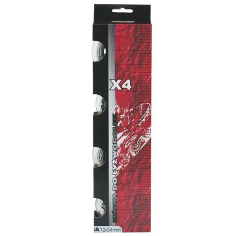 PU 72x24 82A PRZEZROCZYSTE kółka (4 szt.) NILS EXTREME PU 72x24 82A PRZEZROCZYSTE kółka (4 szt.) NILS EXTREME