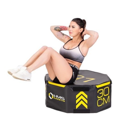 PYOBS01 (3 CZĘŚCI) SKRZYNIE PLYOMETRYCZNE OCTAGON SOFT ZESTAW HMS PREMIUM
