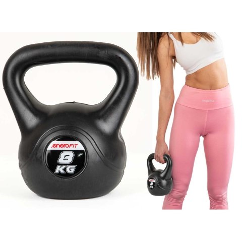 HANTLA KOMPOZYTOWA KETTLEBELL 8 KG ODWAŻNIK ENERO FIT HANTLA KOMPOZYTOWA KETTLEBELL 8 KG ODWAŻNIK ENERO FIT
