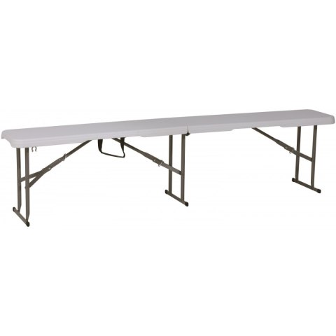ŁAWKA CATERINGOWA BANKIETOWA 183X28X43CM BIAŁA