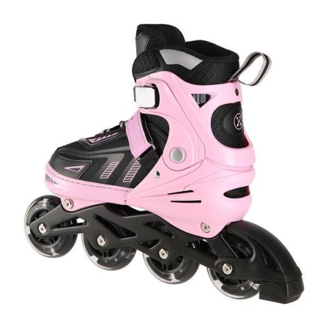 NA11230A różowe LED ROZM. M(35-38) ŁYŻWOROLKI NILS EXTREME