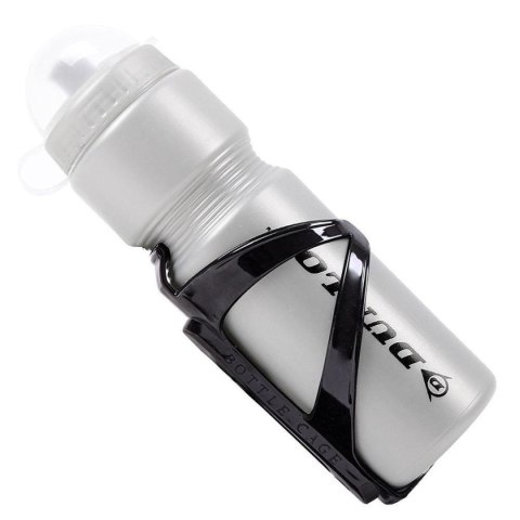 BIDON ROWEROWY DUNLOP 750ML Z KOSZYKIEM SREBRNY BIDON ROWEROWY DUNLOP 750ML Z KOSZYKIEM SREBRNY