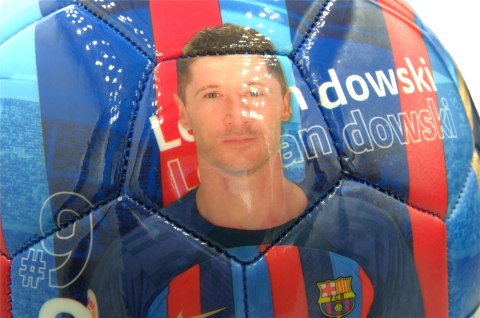 PIŁKA NOŻNA FC BARCELONA ROBERT LEWANDOWSKI R.5 PIŁKA NOŻNA FC BARCELONA ROBERT LEWANDOWSKI R.5