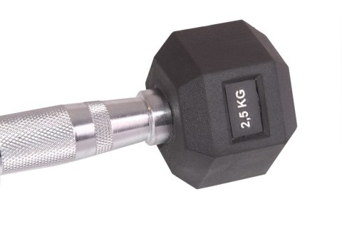 HANTLA GUMOWA HEX 2,5 KG EB FIT HANTLA GUMOWA HEX 2,5 KG EB FIT