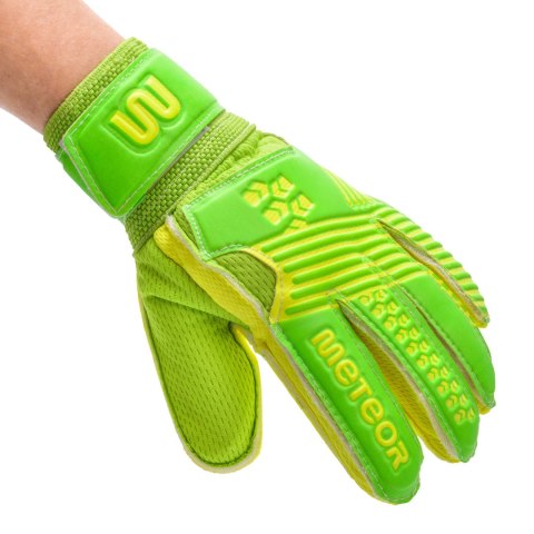 Rękawice bramkarskie Meteor Catch 7 zielony Rękawice bramkarskie Meteor Catch 7 zielony