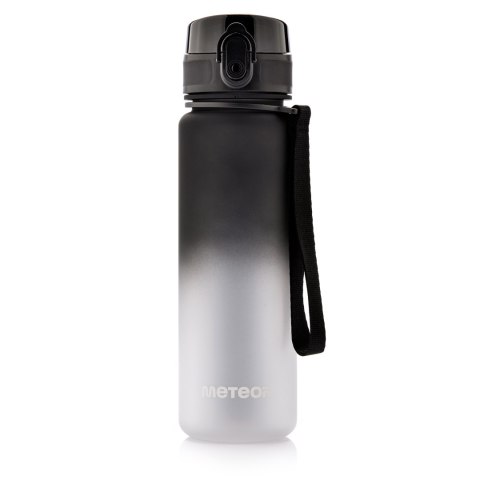 Bidon sportowy Meteor 500 ml czarny/biały Bidon sportowy Meteor 500 ml czarny/biały