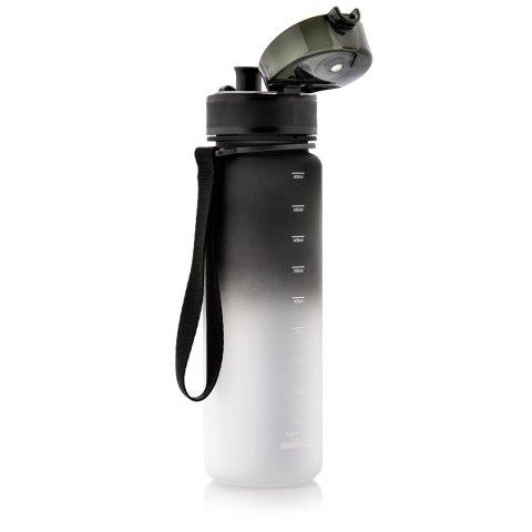 Bidon sportowy Meteor 500 ml czarny/biały Bidon sportowy Meteor 500 ml czarny/biały