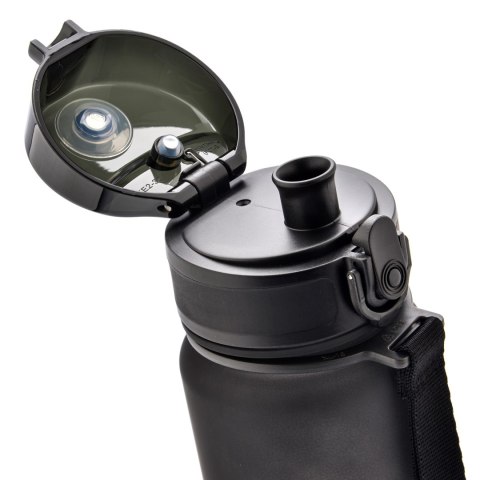Bidon sportowy Meteor 500 ml czarny/biały Bidon sportowy Meteor 500 ml czarny/biały