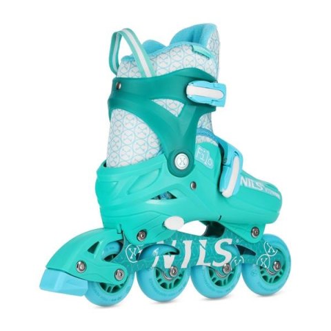 NA13102 ŁYŻWOROLKI FILO ZIELONE ROZM. M(34-37) NILS EXTREME