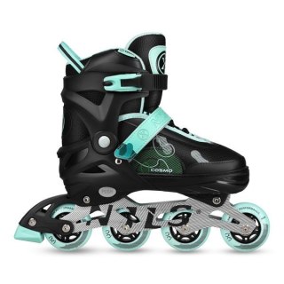 NA13808 ŁYŻWOROLKI COSMO ZIELONE ROZM. L(38-41) NILS EXTREME
