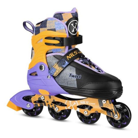 NA13810 ŁYŻWOROLKI TWIST ŻÓŁTE ROZM. L(39-42) NILS EXTREME NA13810 ŁYŻWOROLKI TWIST ŻÓŁTE ROZM. L(39-42) NILS EXTREME