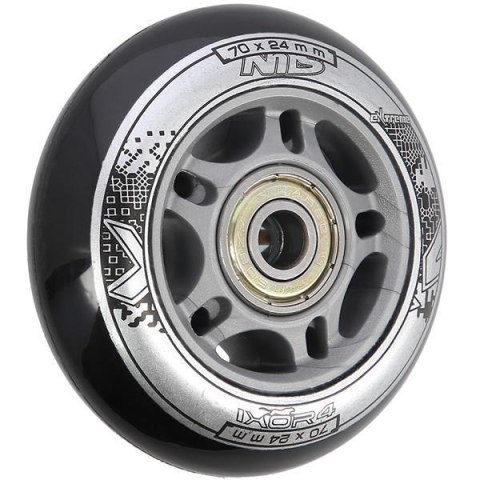 PU 70x24 82A CZARNE N (4 szt.) + ABEC-9 (8 szt.) ZESTAW NILS EXTREME PU 70x24 82A CZARNE N (4 szt.) + ABEC-9 (8 szt.) ZESTAW NILS EXTREME