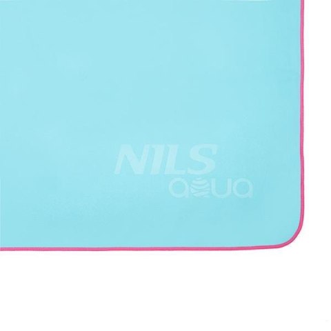 NAR13 JASNONIEBIESKI RĘCZNIK Z MIKROFIBRY 200X90 cm NILS AQUA