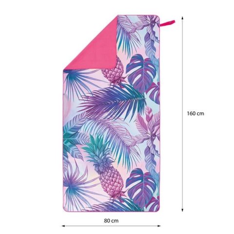 NCR14 ANANAS RĘCZNIK Z MIKROFIBRY 160x80 cm NILS NCR14 ANANAS RĘCZNIK Z MIKROFIBRY 160x80 cm NILS