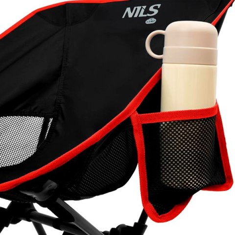 NC3320 KRZESŁO SKŁADANE ULTRALIGHT CZARNE NILS CAMP
