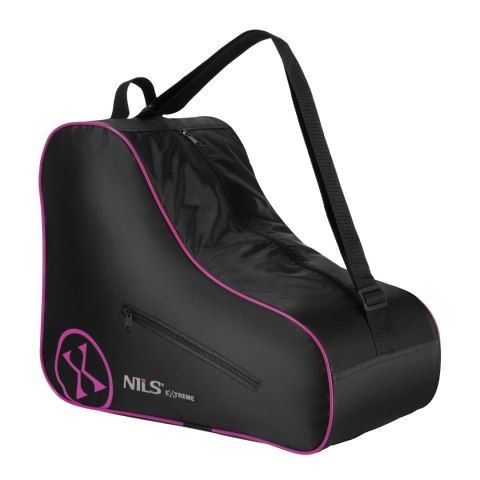 TS306 TORBA Z ZAMKIEM NA ŁYŻWOROLKI RÓŻOWA ONE SIZE NILS EXTREME