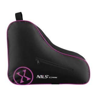 TS306 TORBA Z ZAMKIEM NA ŁYŻWOROLKI RÓŻOWA ONE SIZE NILS EXTREME