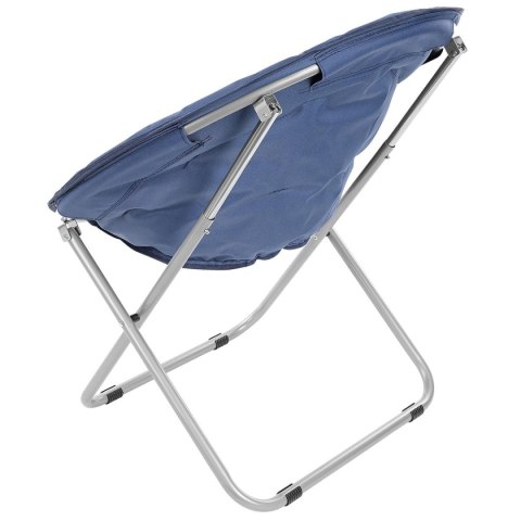 FOTEL CAMPINGOWY MOON 82x68x79CM GRANATOWY ENERO CAMP