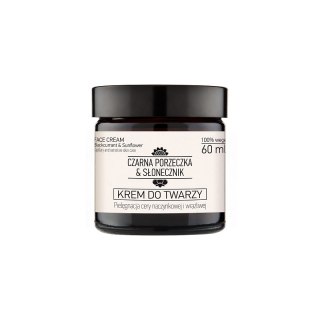 Krem do twarzy cera naczynkowa i wrażliwa czarna porzeczka & słonecznik 60 ml - naturalne pochodzenie składników