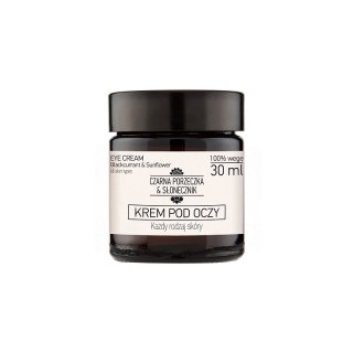 Krem pod oczy czarna porzeczka & słonecznik 30 ml - składniki naturalnego pochodzenia