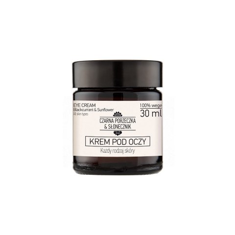 Krem pod oczy czarna porzeczka & słonecznik 30 ml - składniki naturalnego pochodzenia Krem pod oczy czarna porzeczka & słonecznik 30 ml - składniki naturalnego pochodzenia