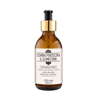 Płyn micelarny czarna porzeczka & słonecznik 200 ml - składniki naturalnego pochodzenia
