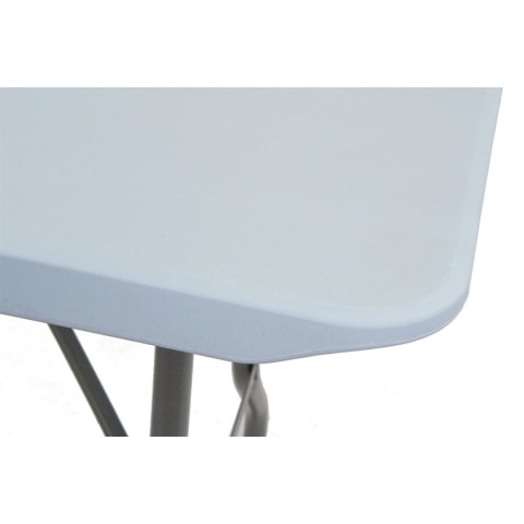 STÓŁ CATERINGOWY BANKIETOWY SKŁADANY W WALIZKĘ 180X70CM MAX.100KG biały