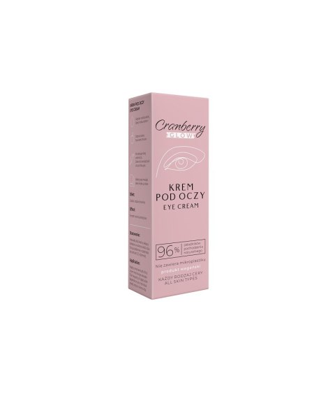 Krem pod oczy cranberry glow 30 ml - składniki naturalnego pochodzenia Krem pod oczy cranberry glow 30 ml - składniki naturalnego pochodzenia
