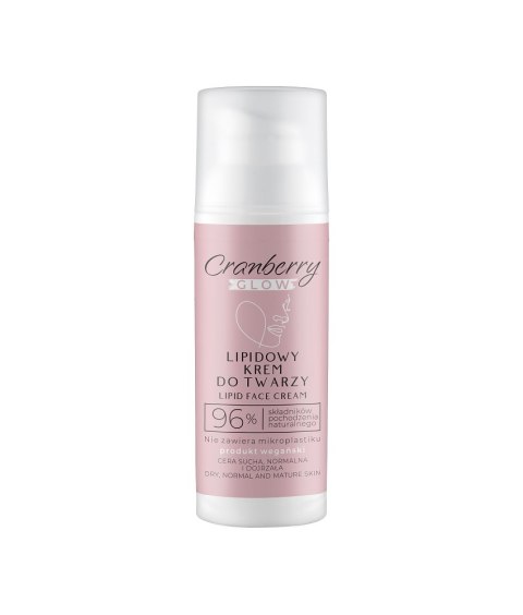 Lipidowy krem do twarzy cranberry glow 50 ml - naturalne pochodzenie składników Lipidowy krem do twarzy cranberry glow 50 ml - naturalne pochodzenie składników